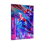 Japanese City Punk Special Edition Canvas Wall Art - Neon Japan Street