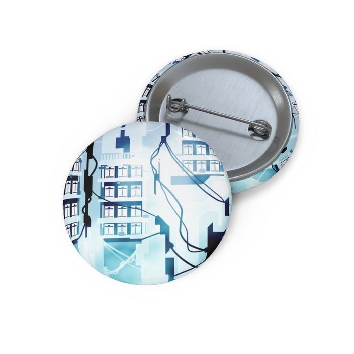 Memory Chamber Pin - Abstract Spiritual Art Button