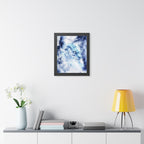Blue Sky Dragon Framed Poster - Celestial Fantasy Wall Art