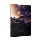 Baby Winged Dragon Canvas Wall Art - Fantasy Creature Decor