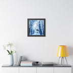 Cosmic Winter Deer Poster - Ethereal Snow Forest Art Print