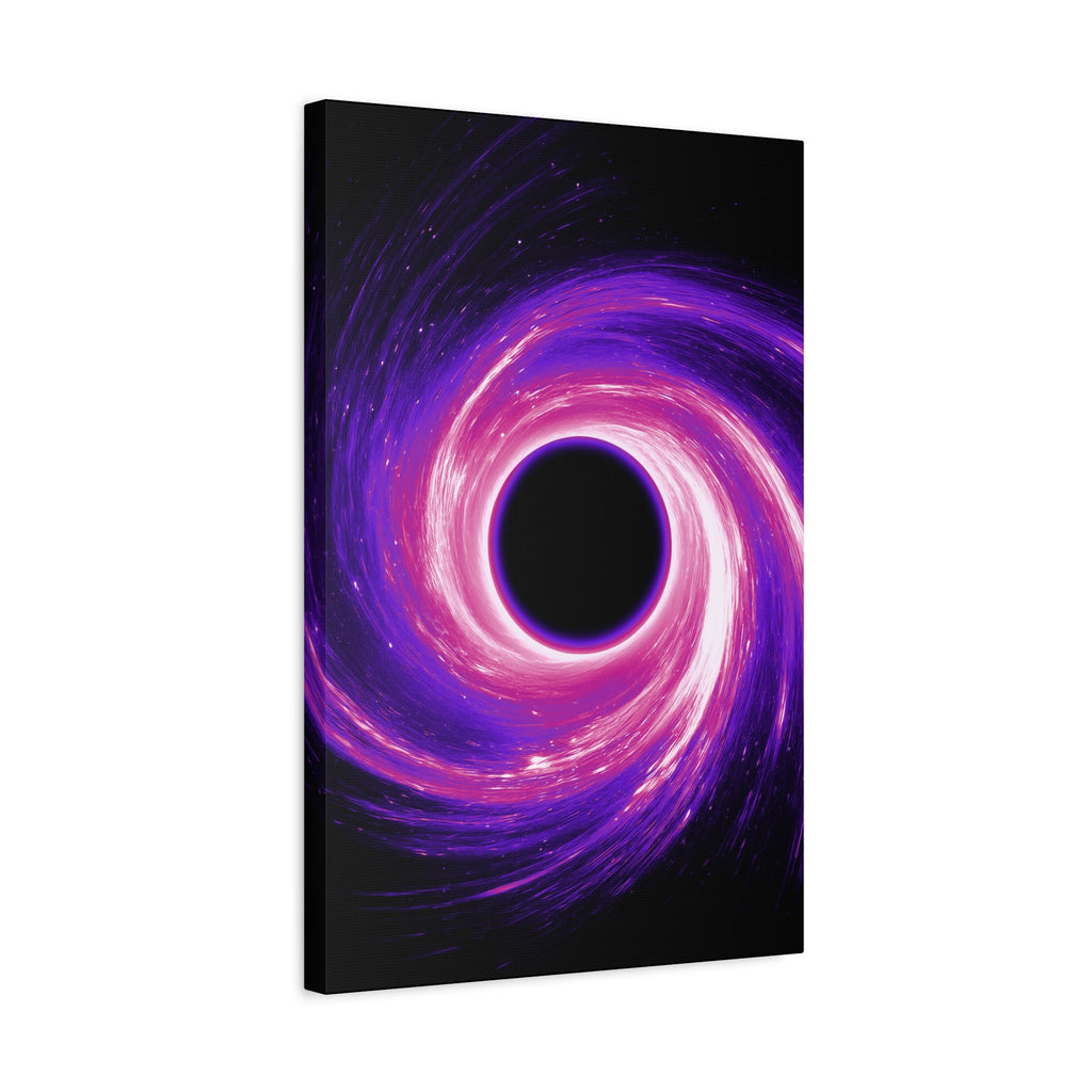 Neon Wave Horizon Canvas Wall Art - Retro 80s Cyberpunk Sunset