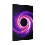 Neon Wave Horizon Canvas Wall Art - Retro 80s Cyberpunk Sunset