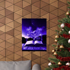 Magic Book Love Spell Poster Print - Witchy Fantasy Art