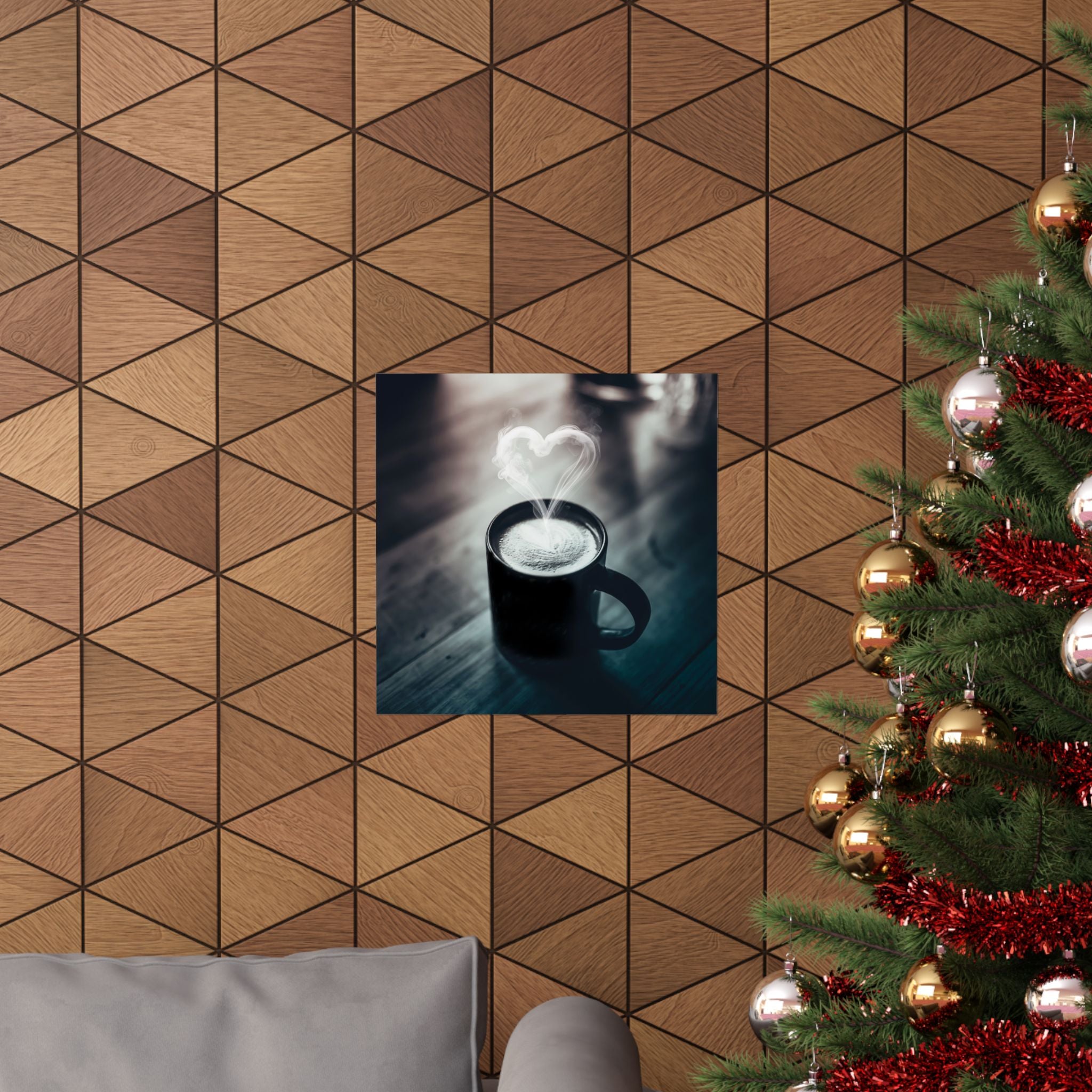 Coffee Love Poster Print - Cozy Cafe Aesthetic Art