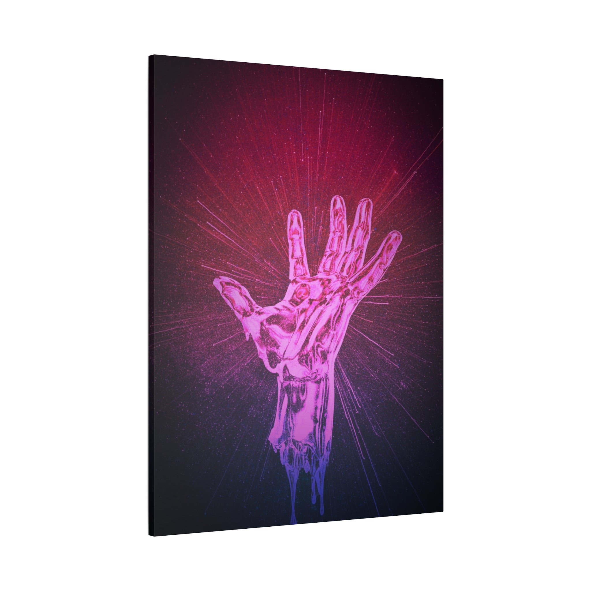 Hand of the Stars Canvas Wall Art - Celestial Cosmic Fantasy Decor