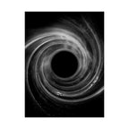 Black Hole Poster Print - Cosmic Deep Space Art