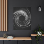 Black Hole Deep Space Canvas Art - Galaxy Vortex Wall Decor