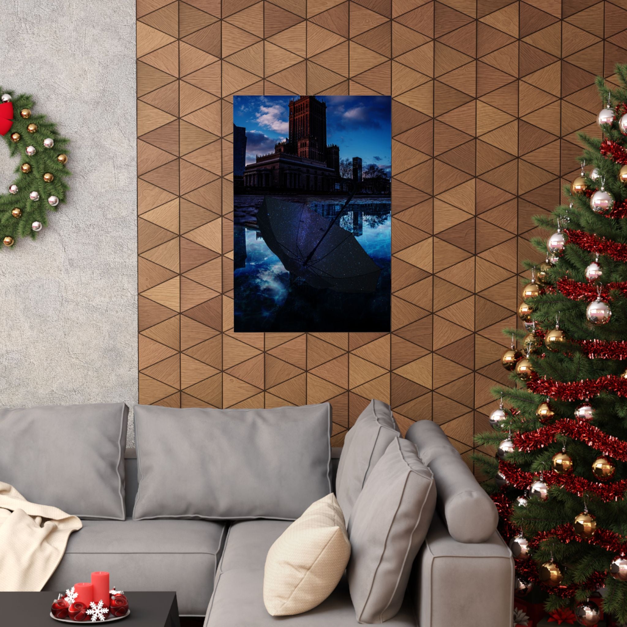 Quiet Storm Poster - Galaxy's Edge Umbrella Surreal Art Print