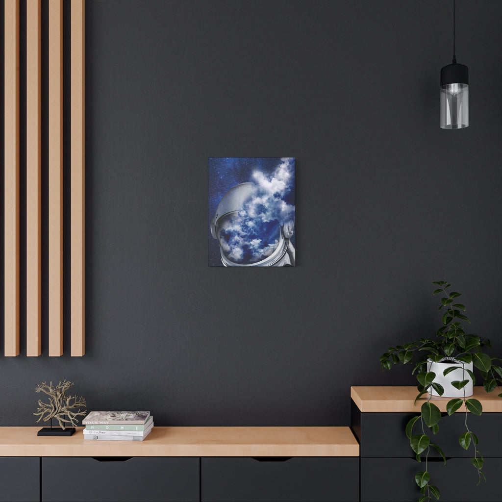 Psychedelic Astronaut Canvas Wall Art - Dreamy Space Decor