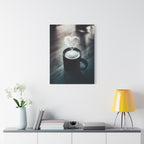 Coffee Love Canvas Wall Art - Aesthetic Kitchen Cafe Decor
