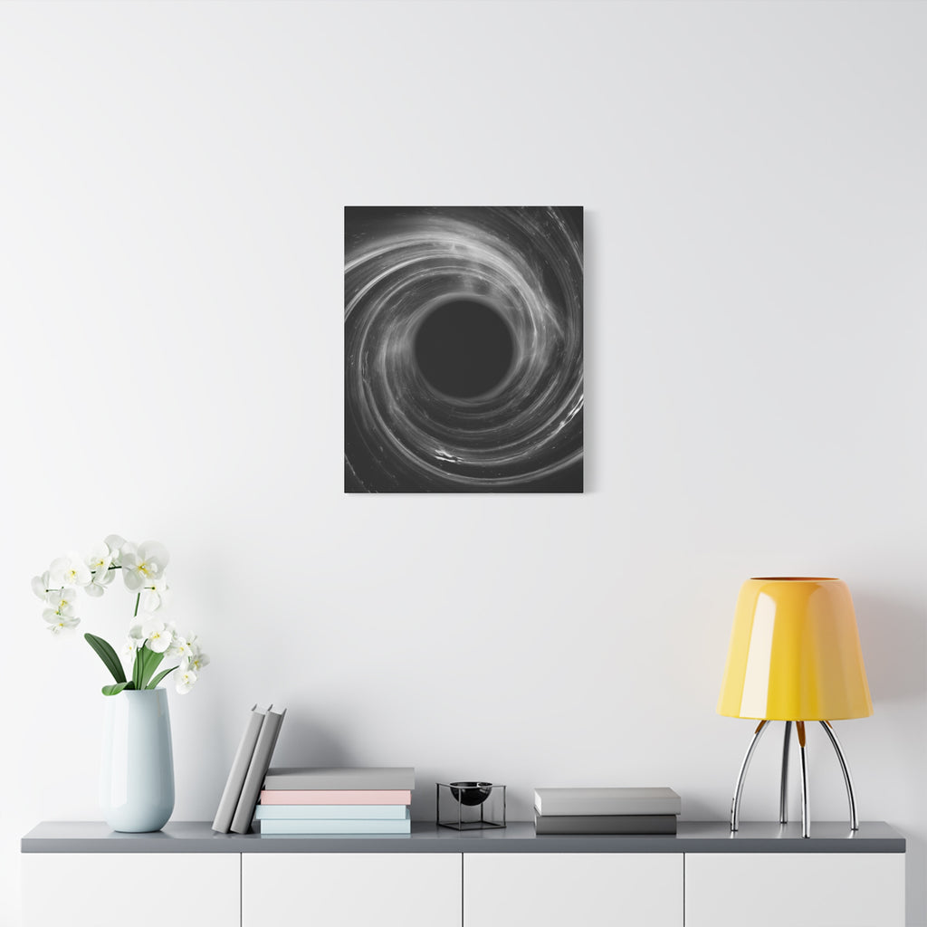 Black Hole Canvas Wall Art - Cosmic Universe Decor