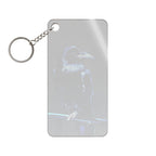 Blue Crow Keychain - Surreal Raven Acrylic Charm