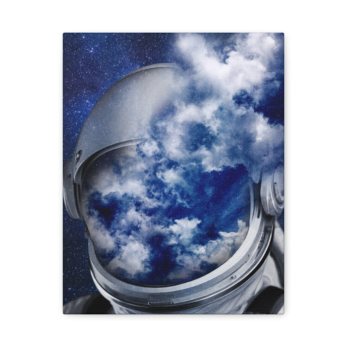 Psychedelic Astronaut Canvas Wall Art - Dreamy Space Decor