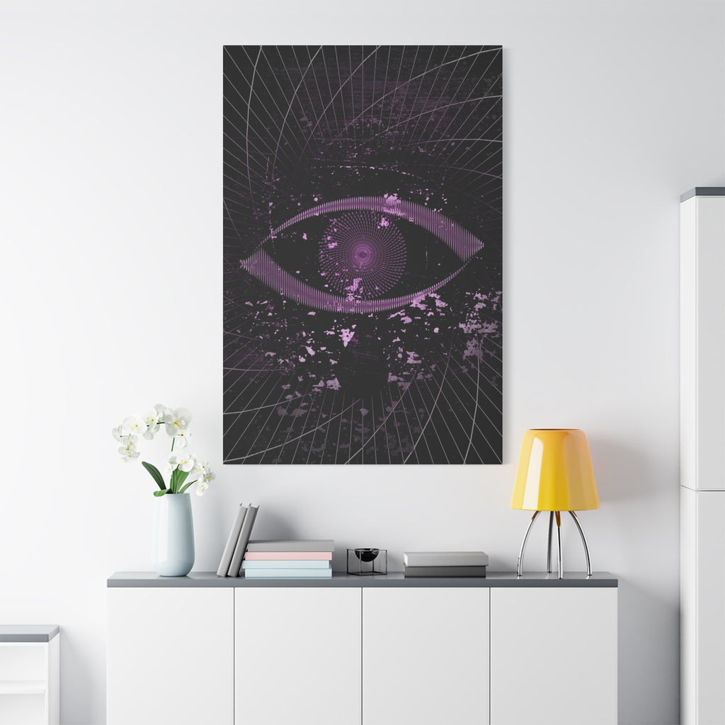 Eye of the Lost Canvas Wall Art - Surreal Dark Third-Eye Decor