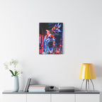 Japanese City Punk FX.2 Canvas Wall Art - Neon Japan Cyberpunk Street