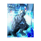 Robot Man Poster - Cyberpunk Android Art Print