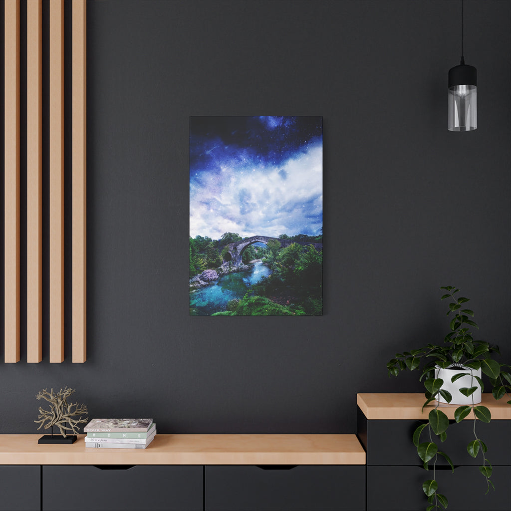 Enchanted Landscape Canvas Wall Art - Fantasy Forest Decor