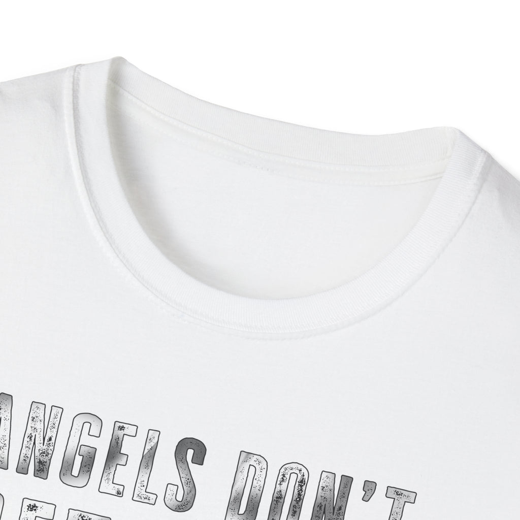 Angels Don't Get Hurt Graphic Tee - Grunge Statement Shirt