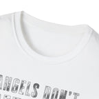 Angels Don't Get Hurt Graphic Tee - Grunge Statement Shirt