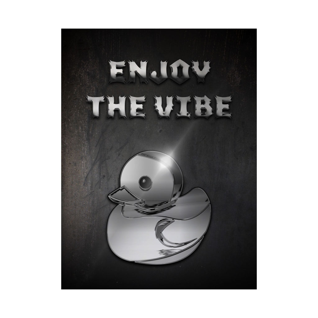 Enjoy the Vibe Poster - Aesthetic Typography Art Print