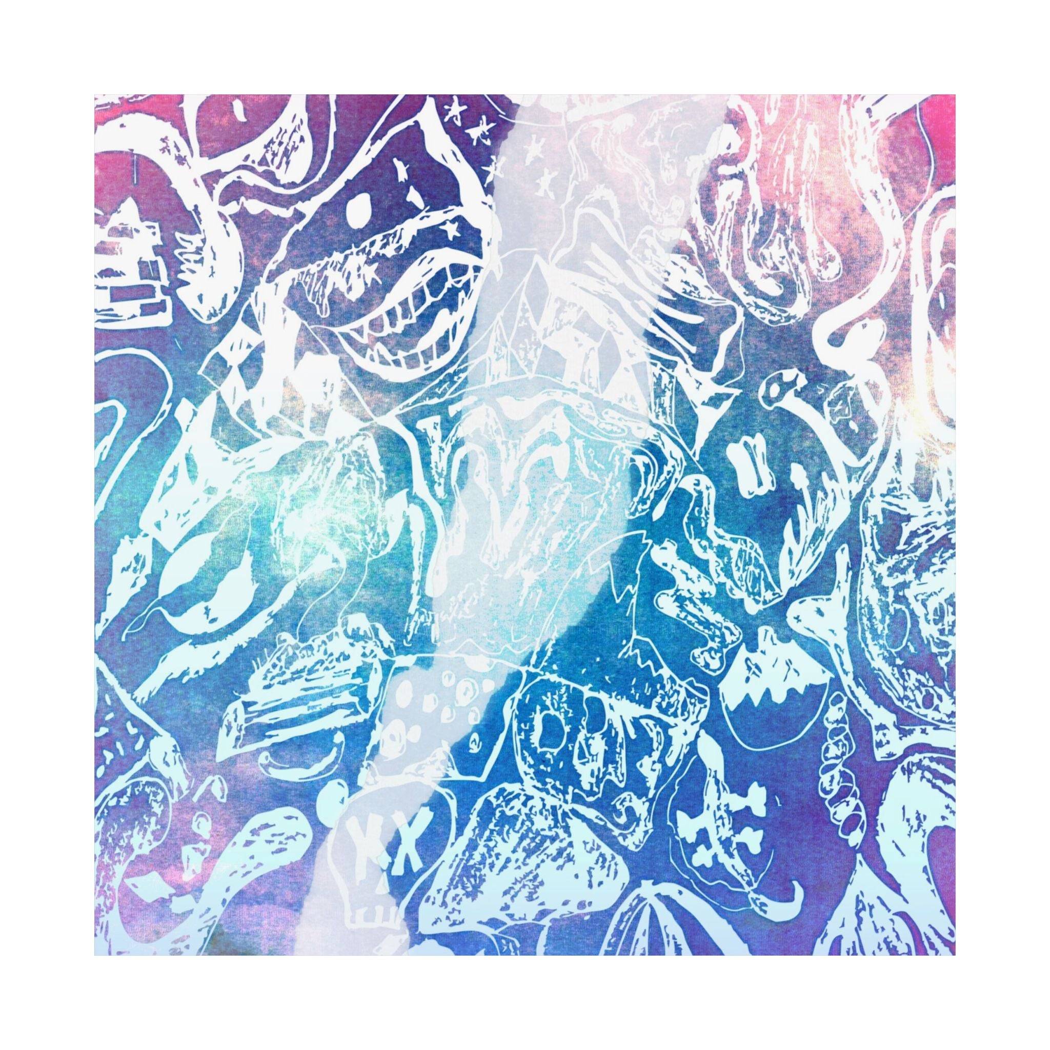 Doodles of a Lost Mind Poster - Torn Apart Doodle Art Print