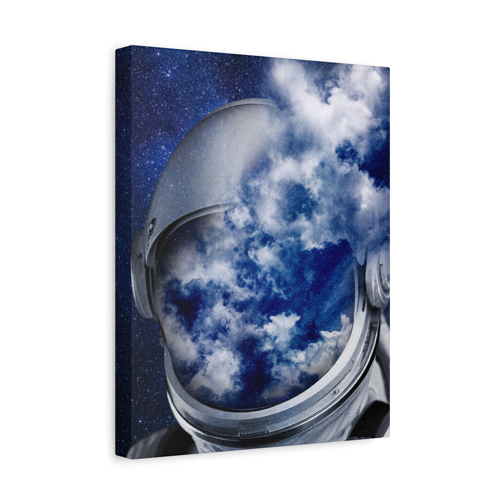 Psychedelic Astronaut Canvas Wall Art - Dreamy Space Decor