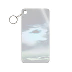 Sunset Space Mountains Acrylic Charm Keychain