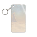 Desert Graveyard Keychain - Dark Landscape Acrylic Charm