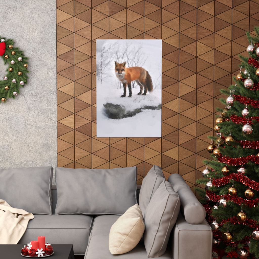 Sprit of The Fox Painting Matte Poster Print