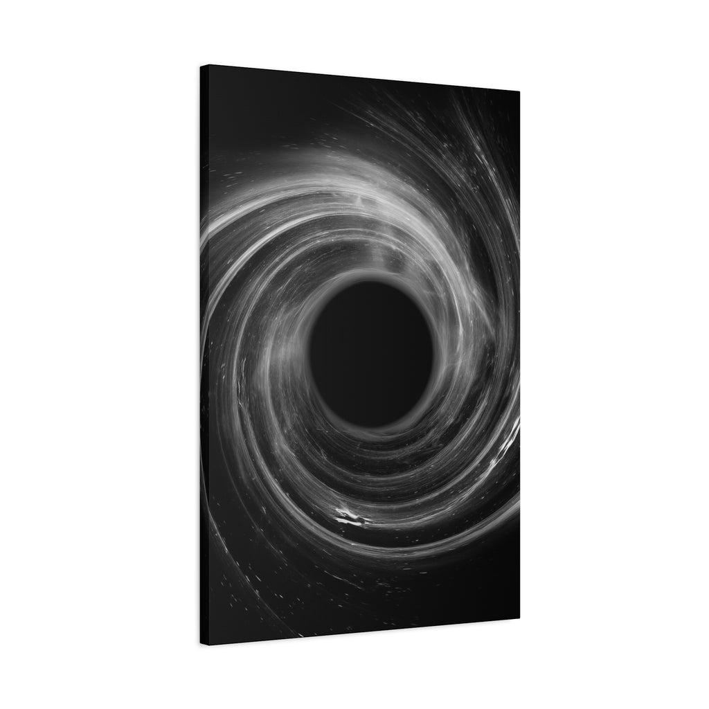 Black Hole Canvas Wall Art - Cosmic Universe Decor
