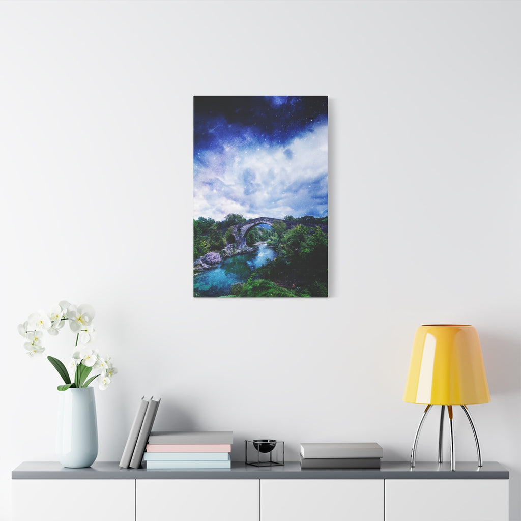 Enchanted Landscape Canvas Wall Art - Fantasy Forest Decor