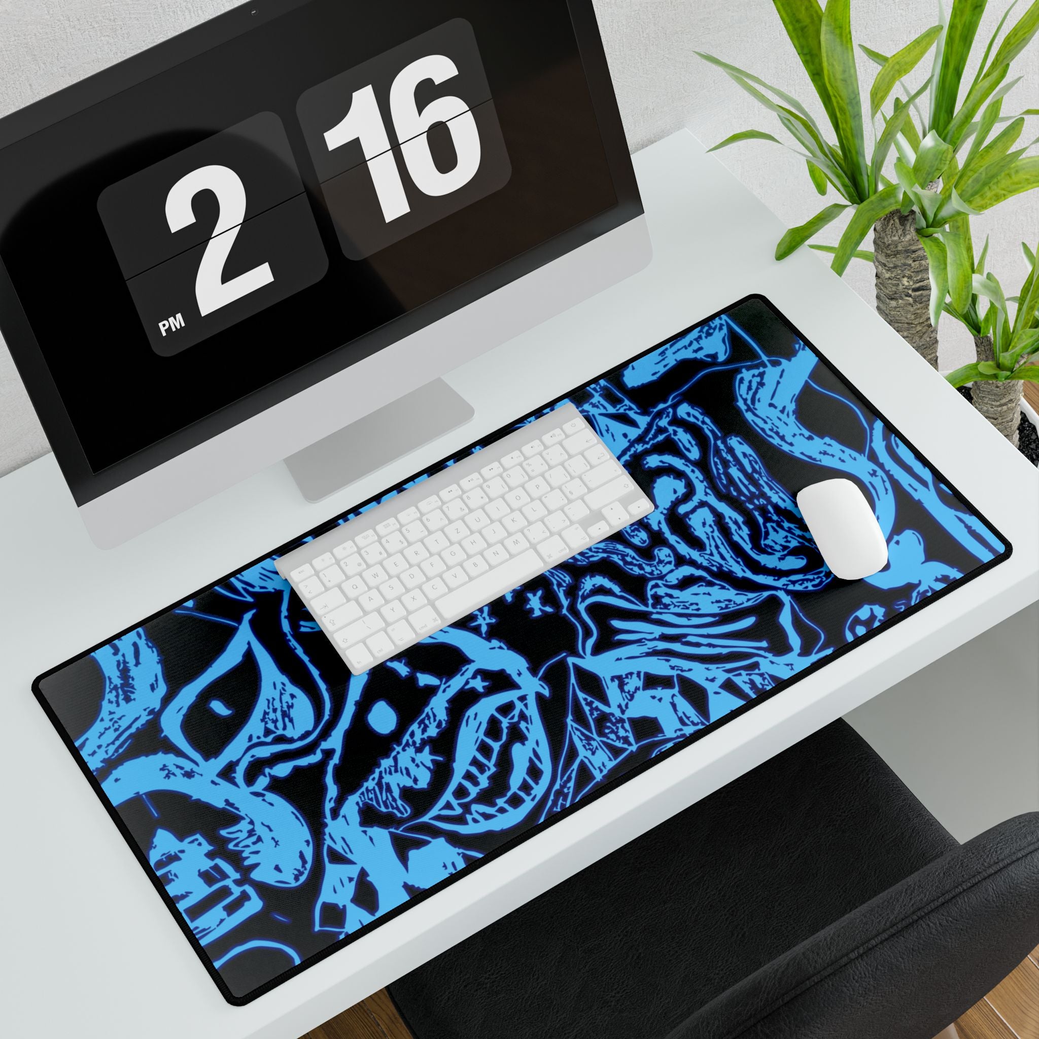 Doodles of a Lost Mind Desk Mat - Abstract Doodle Mouse Pad