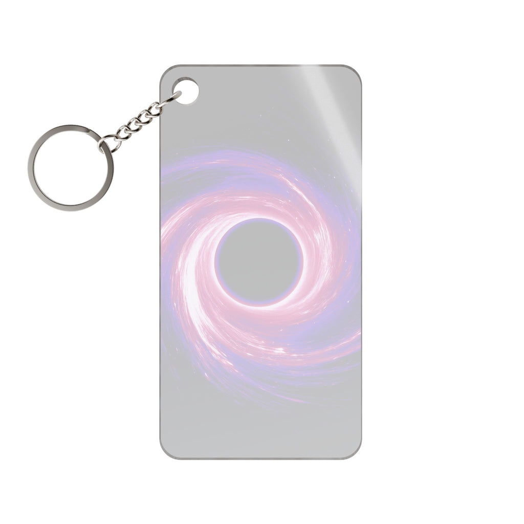 Purple Pink Wormhole Cosmic Acrylic Keychain