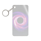 Purple Pink Wormhole Cosmic Acrylic Keychain