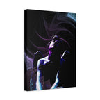 Skybound Canvas Wall Art - Surreal Angel Figure in the Clouds