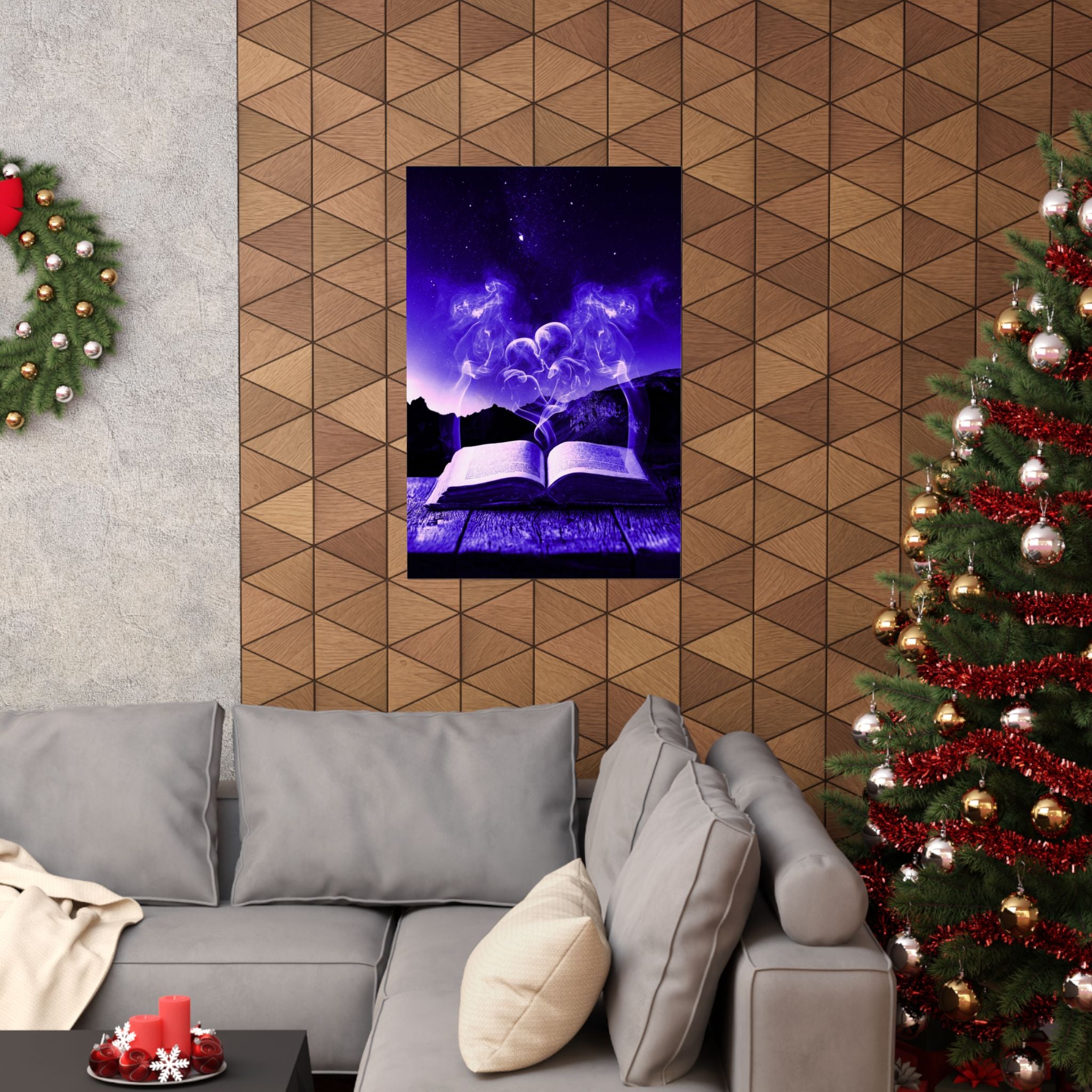Magic Book Love Spell Poster Print - Witchy Fantasy Art