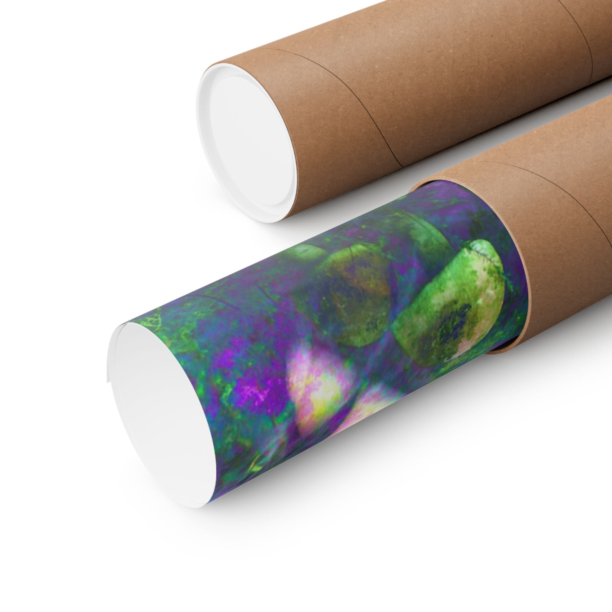 Trippy Cheetah Matte Poster Print