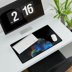 Stellar Castle Window Desk Mat - Galaxy Cosmos Mouse Pad