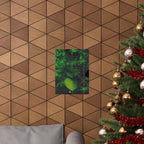 Retro Three Hearts Poster - Level One 8-Bit Gamer Art Print