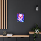 Free Your Mind Psychedelic Skull Canvas Art - Trippy Skeleton Decor