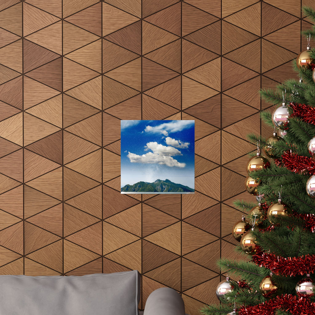 Star-Filled Shoreline Poster | Matte Vertical Art | Museum-Grade Quality | Perfect for Home & Office Decor