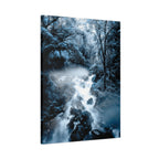 Frozen Forest Canvas Wall Art - Winter Wonderland Nature Decor