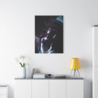 Skybound Canvas Wall Art - Surreal Angel Figure in the Clouds