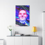 Free Your Mind Psychedelic Skull Canvas Art - Trippy Skeleton Decor