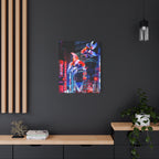 Japanese City Punk FX.2 Canvas Wall Art - Neon Japan Cyberpunk Street