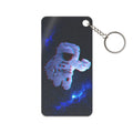 Scanline Spaceman Keychain - CRT Astronaut Acrylic Charm
