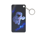Scanline Spaceman Keychain - CRT Astronaut Acrylic Charm