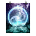 Lost Forest Magic Portal Poster Print - Mystical Fantasy Art