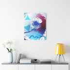 Geometry Portal Canvas Wall Art - Abstract Geometric Sci-Fi Decor